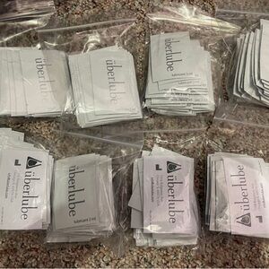 Uberlube 2ML packets - 200 total packets brand new in package never open